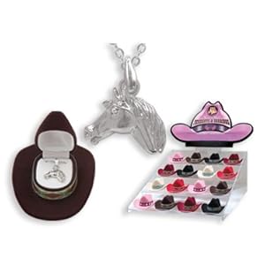 Horsehead Necklace with Crystal Accents