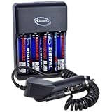 iConcepts MO-2670 AC/DC Rapid Battery Charger w/4 3000mAh AA Ni-MH Batteries & Car Adapter -Charge At Home or On The Go! iConcepts MO-2670 AC/DC Rapid Battery Charger w/4 3000mAh AA Ni-MH Batteries & Car Adapter -Charge At Home or On The Go!