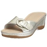 Dunlop Women's SLEEVE STITCH BUCKLE MULE  PLATINO LP3357 7 UK Regular