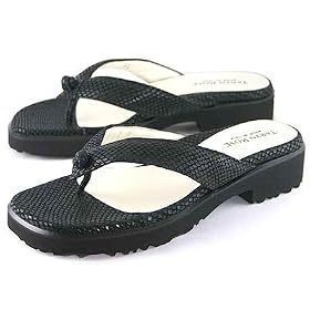 Taryn Rose -- *Tyra Tec Python Black -- Women's Shoes,Comfort Shoes,Sandals,Thong