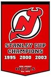 New Jersey Devils 24"x36" Wool Dynasty Banner
