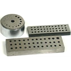 3 Pc Riveting Flat Stake Set Watch Clock Die Tools