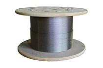 Loos Stainless Steel 302/304 Wire Rope, 1x7 Strand, 3/64