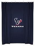 HOUSTON TEXANS OFFICIAL TEAM JERSEY SHOWER CURTAIN