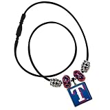 MLB Texas Rangers Life Tiles Necklace with Beads