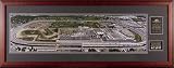 Indianapolis Motor Speedway Framed Panoramic Photograph with Track Piece
