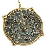 Rome 10 Happiness Sundial Solid Brass