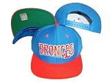 Denver Broncos Wave Blue/Orange Plastic Snapback Adjustable Plastic Snap Back Hat / Cap