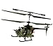 UJ4705D Mini Army Defender Gyroscope 3.5 Channel Infrared Helicopter - Camouflage Green