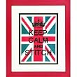 EK Success Dimensions Keep Calm Stamped Cross Stitch