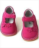 L'Amour Fuchsia 3 Flower Mary Janes
