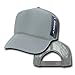 DECKY Solid Trucker Cap, Grey, One Size