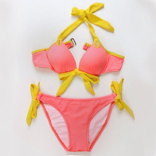 Colorful Womens Push up Padded Swimsuit Swimwear Bathing Summer Suit Bikini Set (Medium)