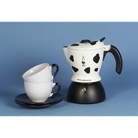 La Cafeti?re Mukka Express Cappuccino Maker - Silver/Black