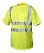 Hi Vis T Shirt ANSI Class II Reflective Safety Lime Short Sleeve HIGH VISIBILITY