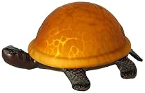 Turtle Accent Night Light with Amber Glass
