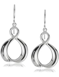 Argento Vivo "Ripple Waves" Open Drop Earrings