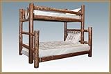 Log - Twin over Full Bunkbed - Glacier Country Collection
