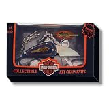 Harley Davidson Pocket Knife Blue Eagle Key Chain New