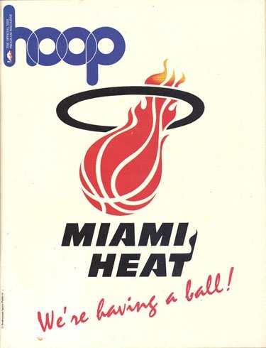 1989 Hoop Miami Heat Magazine