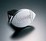 All Sales MFG Billet Aluminum Hitch Cover PlugFOOTBALL HITCH COVER - Fits 2 inch Receiver Hitch