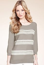 Indigo Collection Pure Cotton Striped Jumper