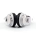 GranVela® A809 Lightweight Foldable Stereo Headphones Adjustable Headband Kids Headsets with Built-in FM Radio, Micro SD Card Player,3.5mm Jack for iPhone, iPad, Android, PC and More (White)