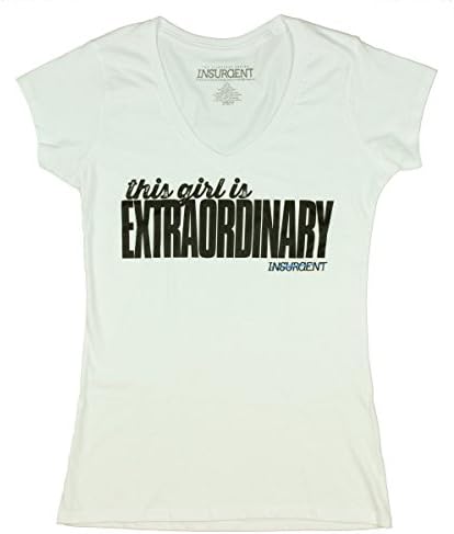 Insurgent This Girl Is Extraordinary White Graphic T-Shirt - Medium