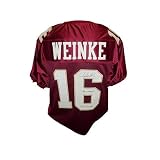 Chris Weinke Signed Jersey - FSU Florida State Seminoles Maroon #16 Custom w/ "2000 Heisman - Autographed NFL Jerseys