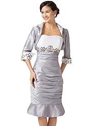 Cocktail Knee Length Mermaid Taffeta Evening Dress/Homecoming Dress/Party Dress 