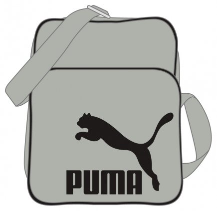 PUMA Originals Flight Bag, limestone gray-black, 16 liters, 069968 03 Preisvergleich
