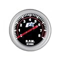 FK-Automotive Zusatzinstrument Drehzahlmesser Serie 2 Universal, verspiegelt/wei�