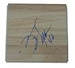 Kevin Willis Autographed 6x6 Parque Floorboard, San Antonio Spurs, Atlanta Hawks, Proof Photo