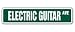 ELECTRIC GUITAR -Street Sign- band signs player gift