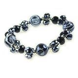 41mUt6NO6fL. SL160  Black Crystal Bracelet Reviews