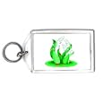 Keychain with ladybird, plant, beetles, ladybugs