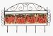 CHILI PEPPER 3-D 4 Tile Horizontal Metal Wall Hanger Key Hook Towel Rack *NEW*!