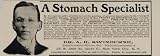 1905 Ad Quackery Dr. A. H. Swinburne Stomach Cure Book - Original Print Ad