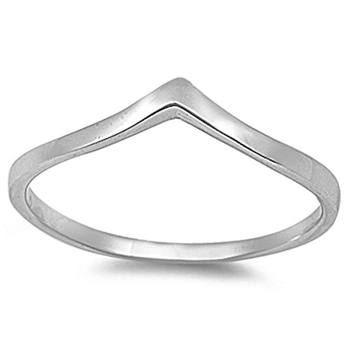 Solid New Design Fashion .925 Sterling Silver Ring Sizes 3-12