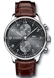 41mUyEYNcZL. SL160  IWC Portuguese Chronograph Automatic Automatic Mens Watch in 18K White Gold, Brown Alligator Strap, With BOX & PAPERS IW371431