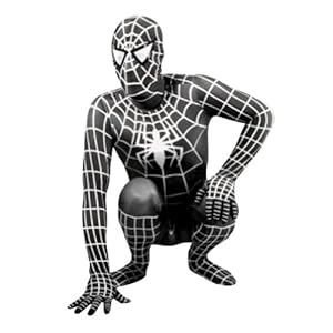 Black Spider-man Costume - Adult Large