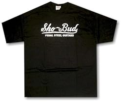 Sho-Bud Pedal Steel Guitars Logo Black Shirt