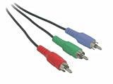 Cables To Go Value Series - Video cable - component video - RCA (M) - RCA (M) - 3 ft - shielded - black