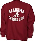 Alabama Crimson Tide Youth Cardinal Logo Crewneck Sweatshirt