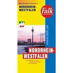Falk Bundesl�nderkarte Deutschland Nordrhein-Westfalen 1:300 000