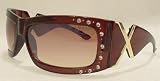 braune G.POINT Sonnenbrille trendiges Design