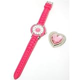41mV77vwdvL. SL160  Paris Hilton Pink Strap Watch and Heart Handbag Holder