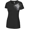 Reebok Jacksonville Jaguars Ladies Black Cross My Heart T-shirt