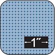 Kitchen - Leslie Cotton Fabric -for Dollhouse Miniatures