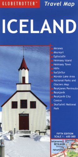 iceland travel map globetrotter travel map